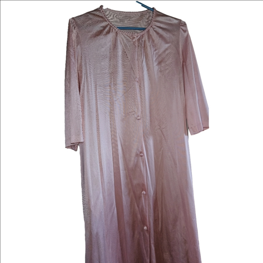 Vintage vanity fair dressing robe Housecoat Nylon Sz SML 38" Bust